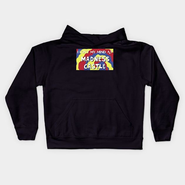 Burgers Madness Castle Kids Hoodie by Tommymull Art 